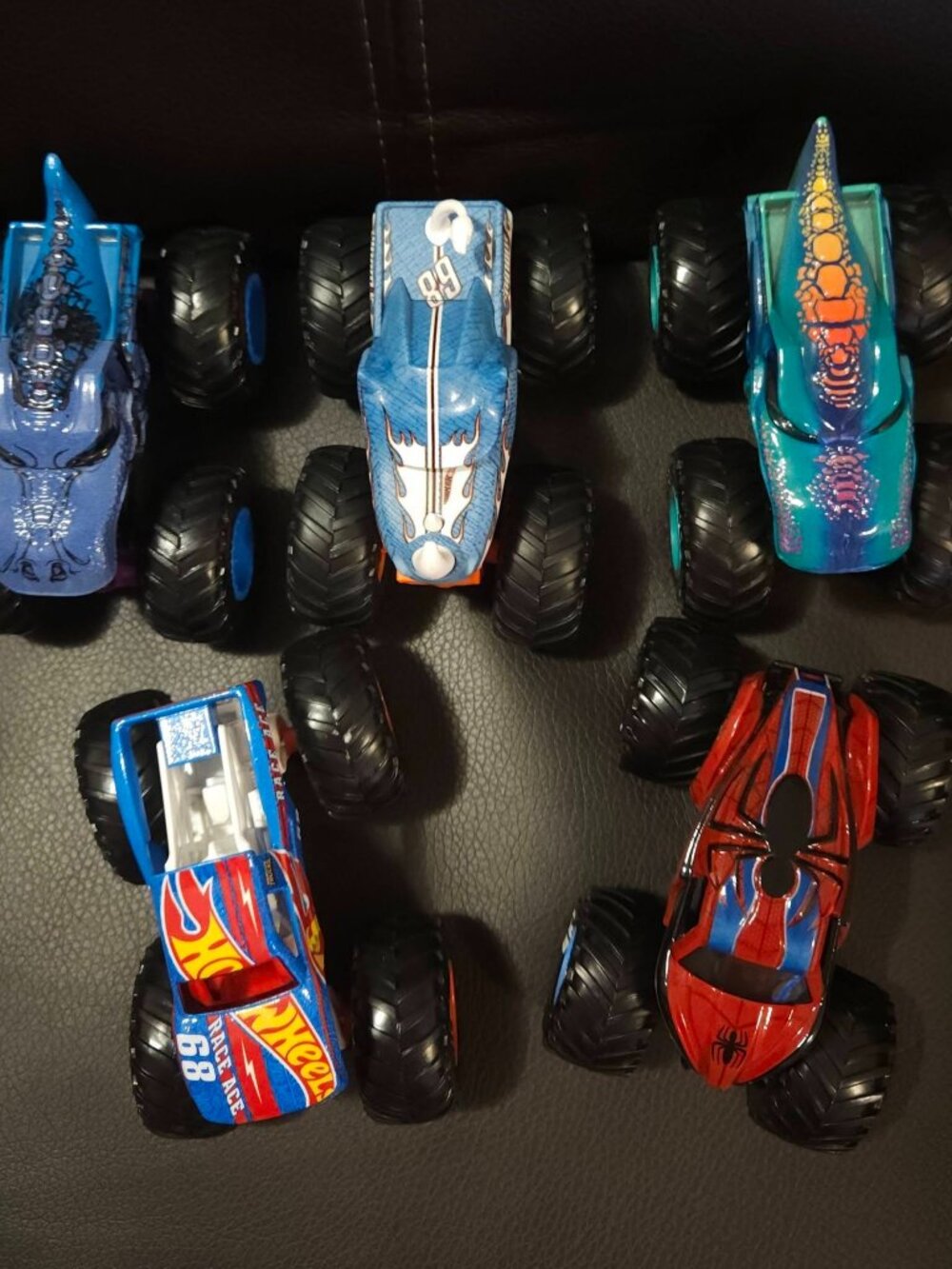 Lot of Hot Wheels Monster Trucks & Monster Jam Spiderman Monster Truck WOW!!!